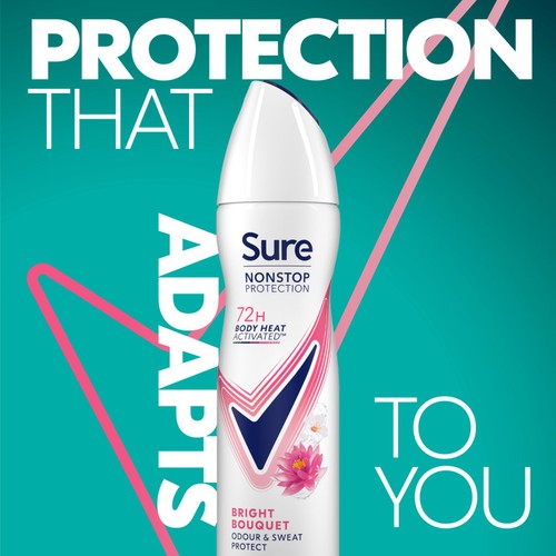 Sure Women Bright Bouquet 72hr Nonstop Protection  Antiperspirant Deodorant
