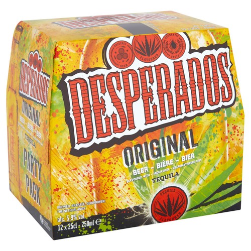 Desperados Tequila Lager Beer Bottles