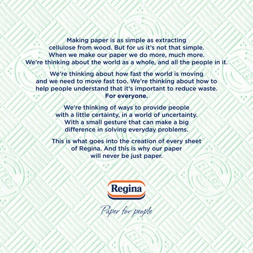 Regina Blitz Giant Kitchen Roll 260 All Purpose Sheets 1 Roll