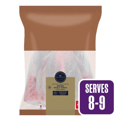 M&S Collection Free Range Bronze Whole Turkey with Giblets