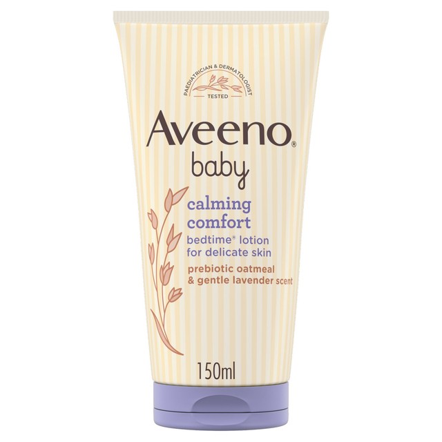 Baby Bedtime Lotion with Prebiotic Oatmeal and Lavender Scent for 24-Hour Moisturisation