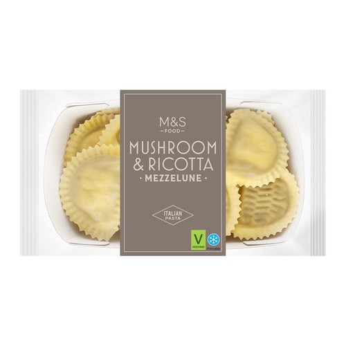 M&S Mushroom & Ricotta Mezzelune