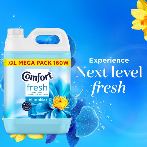 Comfort Fresh Fabric Conditioner Blue Skies 160 Washes