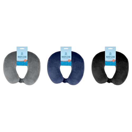 Memory Foam Travel Neck Pillow