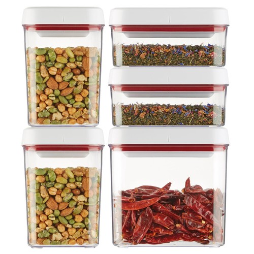 Zyliss Twist & Seal 5 Piece Storage Container Set