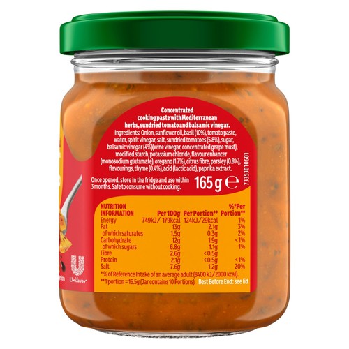 Knorr Sundried Tomato & Herbs Cooking Paste