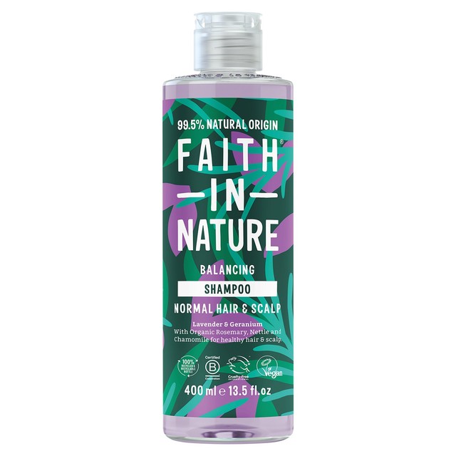 Lavender and Geranium Shampoo with Natural Botanicals for Scalp Balance