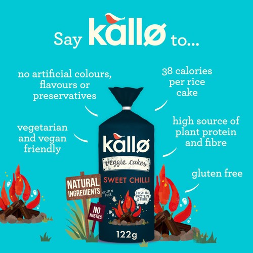 Kallo Veggie Cakes Sweet Chilli