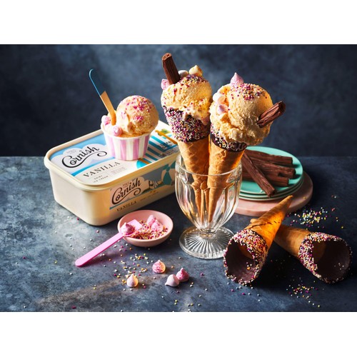 M&S 6 Rainbow Waffle Cones