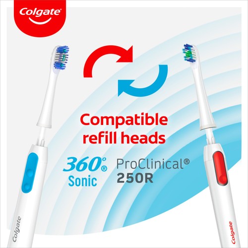 Colgate 360 Sonic Battery Toothbrush Floss Tip