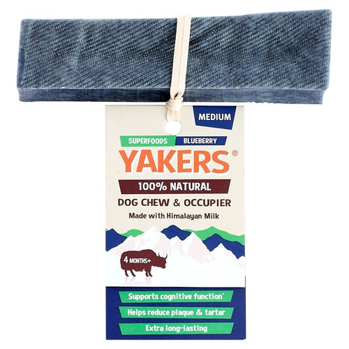 Yakers Blueberry Medium Dog Chew
