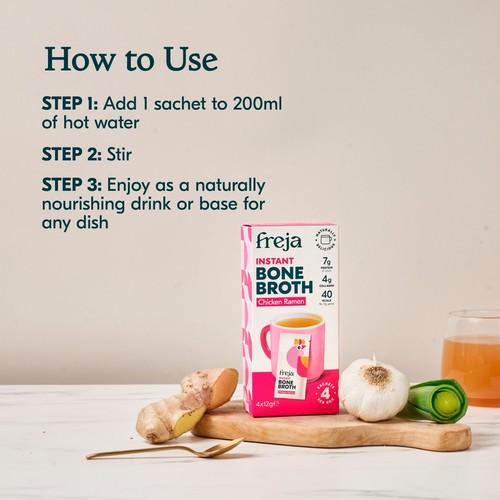 Freja Instant Chicken Ramen Bone Broth