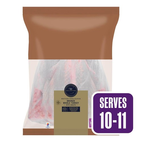 M&S Collection Free Range Bronze Whole Turkey with Giblets