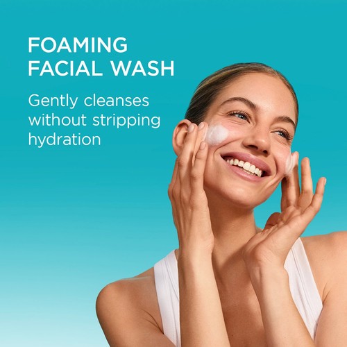 Curel Foaming Facial Wash for Dry, Sensitive Skin