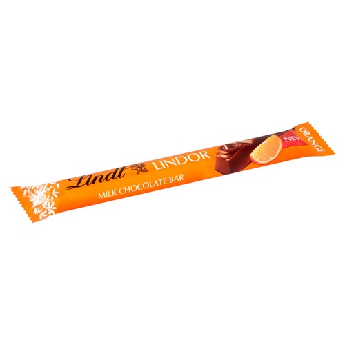 Lindt Lindor Milk Orange Chocolate Bar