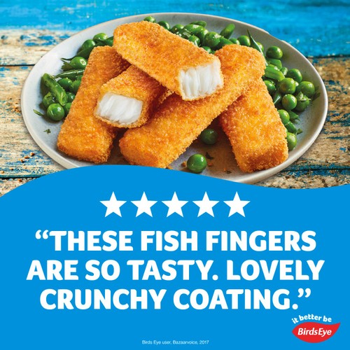 Birds Eye 12 MSC Breaded Gluten Free Fish Fingers 
