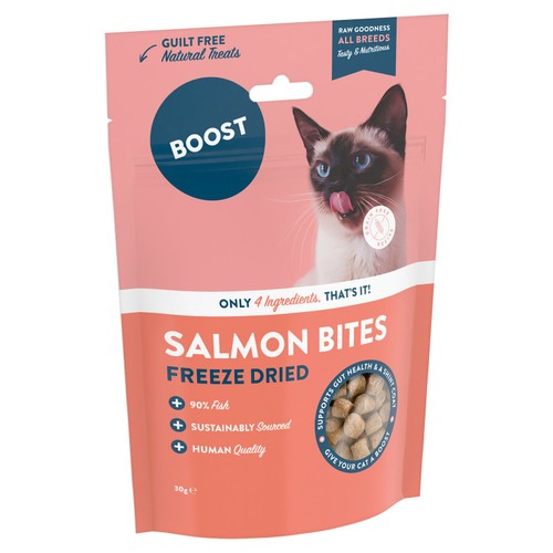 Boost Pet Freeze Dried Salmon Treats for Cats