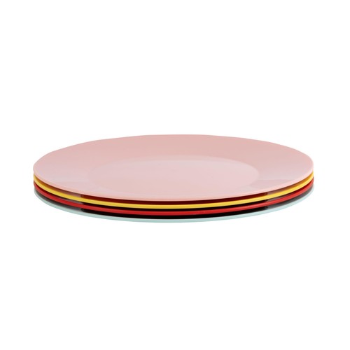 Summerhouse Strawberries & Cream Set of 4 Reusable Plates