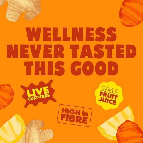 HAPPI Digest Ginger Turmeric and Lemon 4 Pack