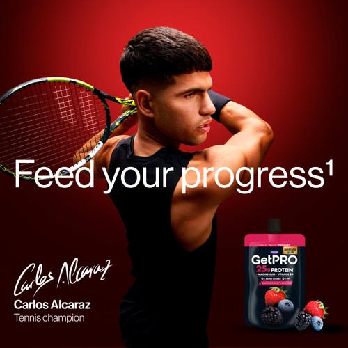 GetPro 25g High Protein Forest Fruits Yoghurt Pouch