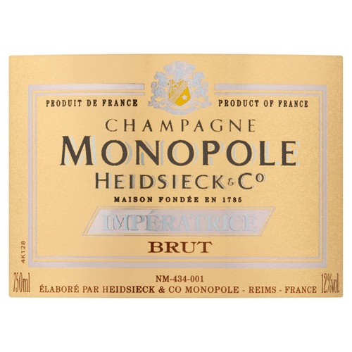 Heidsieck Monopole Cuvee Imperatrice Champagne NV