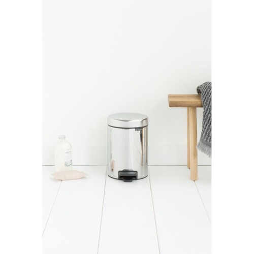 Brabantia Pedal Bin, Brilliant Steel 3L