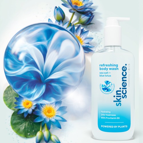 INEOS Skin Science Sea Salt & Blue Lotus Body Wash