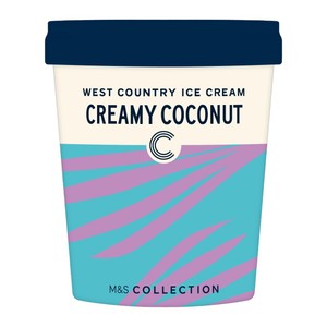 M&S West Country Coconut Luxury Ice Cream