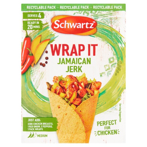 Schwartz Wrap It Jamaican Jerk Recipe Mix