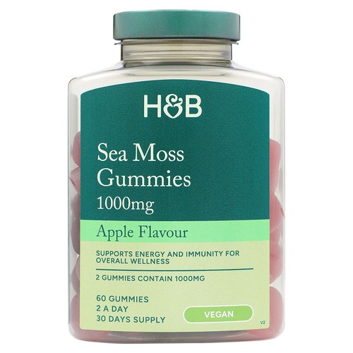 Holland & Barrett Sea Moss Apple Flavour 1000mg Gummies