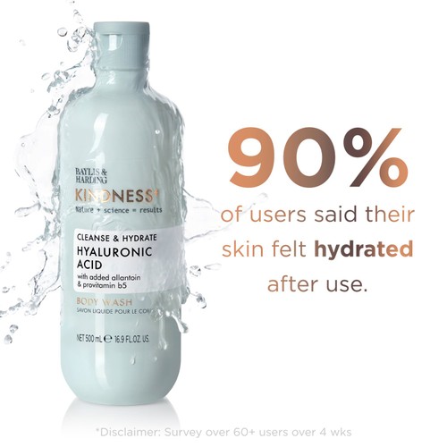 Baylis & Harding Kindness+ Hyaluronic Acid Moisture & Hydrate Body Wash