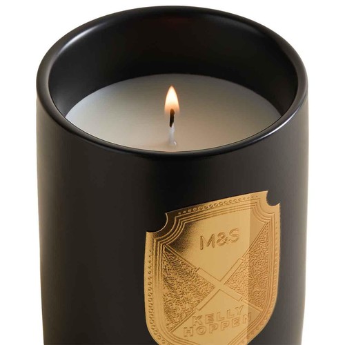 M&S X Kelly Hoppen No. 2 Fragrance Decorative Scented Candle, Black 
