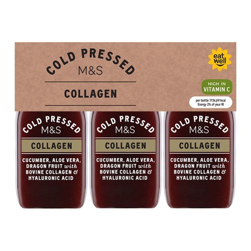 M&S Cold Pressed Collagen Shot Multipack