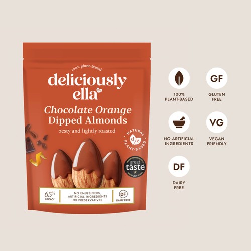 Deliciously Ella Chocolate Orange Dipped Almonds