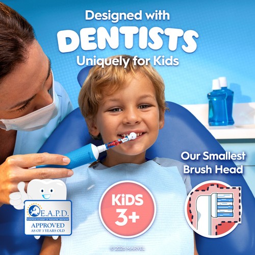 Oral-B Spiderman Toothbrush Head Refills