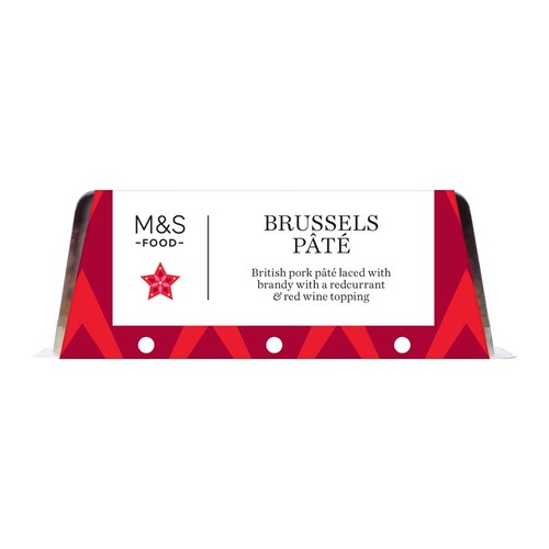 M&S Brussels Pate with Redcurrant Topping