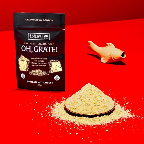 I AM NUT OK Oh, Grate! - Vegan Alternative to Parmesan