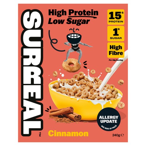 Surreal High Protein Low Sugar Cinnamon Cereal