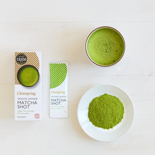 Clearspring Organic Japanese Matcha Shot Premium Grade Green Tea Powder