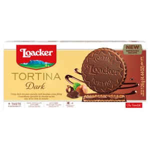 Loacker Tortina Dark Hazelnut Wafer