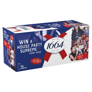 Kronenbourg 1664 Lager Beer 10 x 440ml