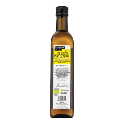 Realfoods Organic Virgin Rapeseed Oil