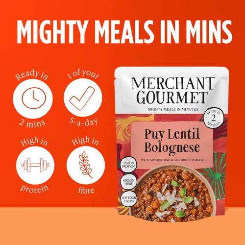 Merchant Gourmet Puy Lentil and Mixed Mushroom Bolognese