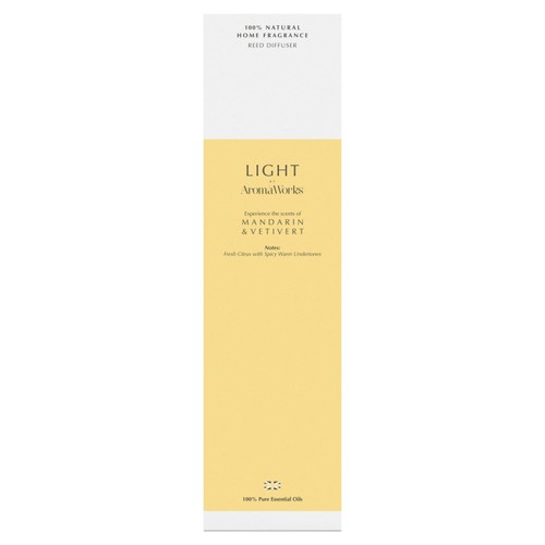 AromaWorks Reed Diffuser Mandarin & Vertivert