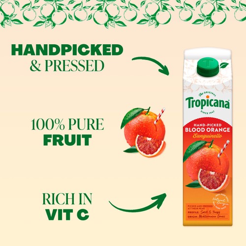 Tropicana Pure Sanguinello Blood Orange Fruit Juice