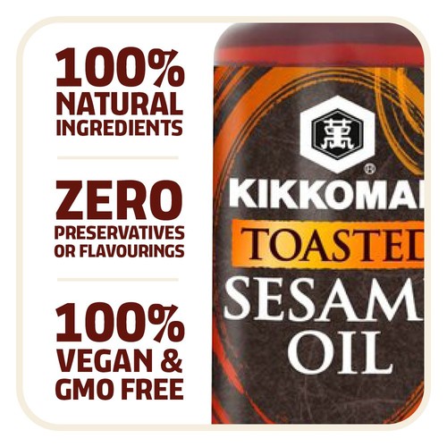 Kikkoman Japanese Toasted Sesame Oil for Seasoning & Dressings