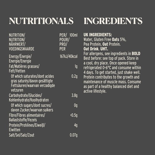 Plenish Protein Oat