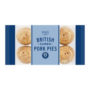 M&S 6 Mini Cured Pork Pies