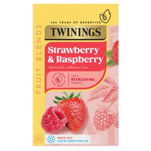 Twinings Strawberry & Raspberry Tea Bags  20s