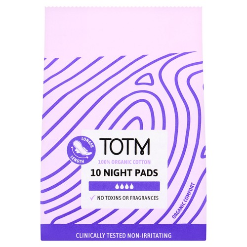 TOTM Organic Cotton Night Pads